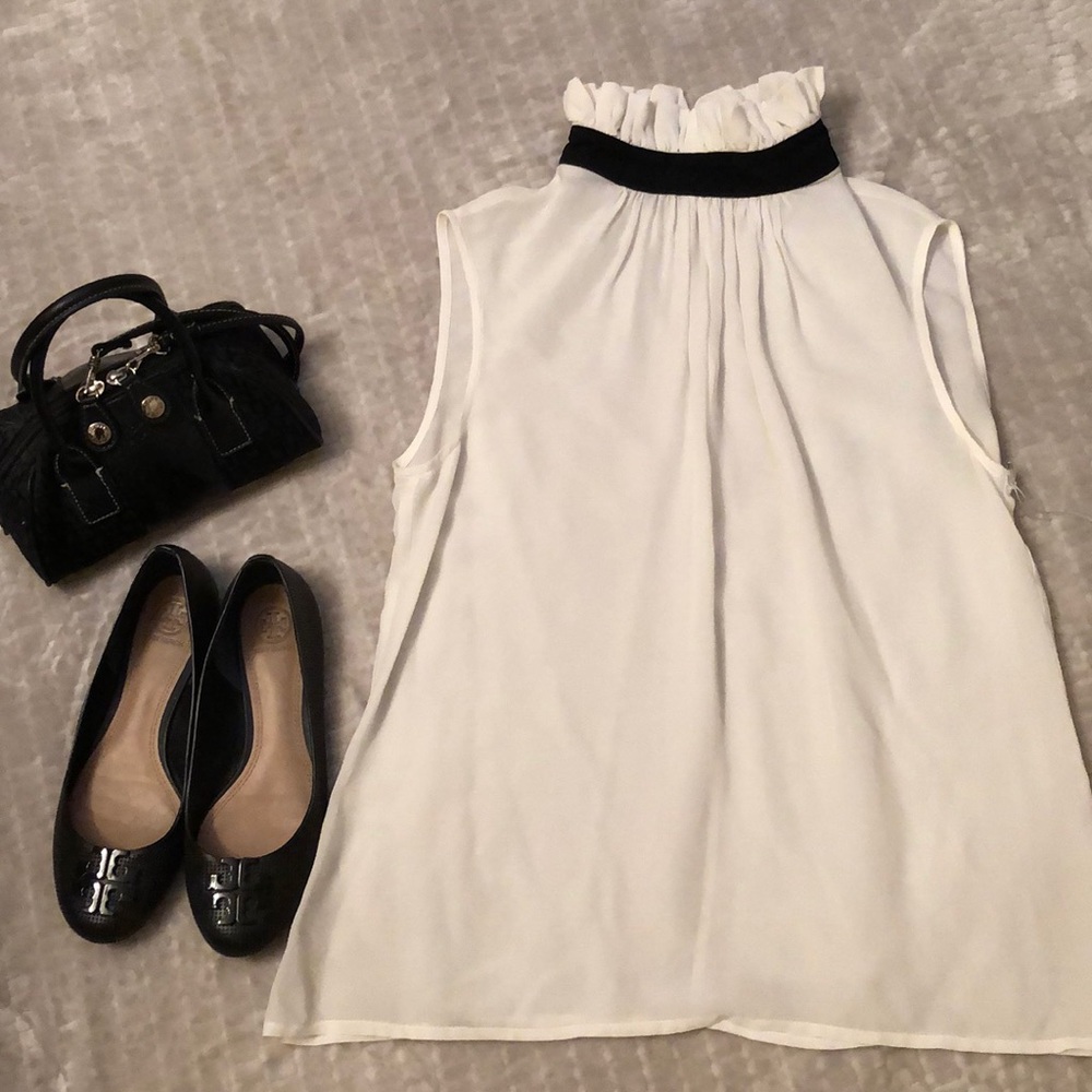Zelda sleeveless silk blouse sz 12